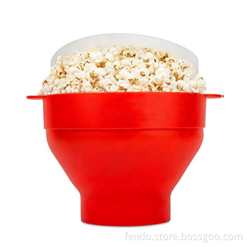 Food Grade Silicone Microwave Popcorn Bowl - Collapsible for Easy Storage